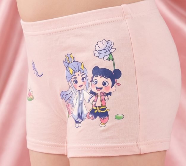 Kids Cute Anime Graphic Boxer Briefs