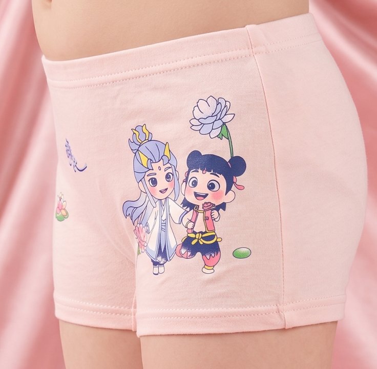 Kids Cute Anime Graphic Boxer Briefs