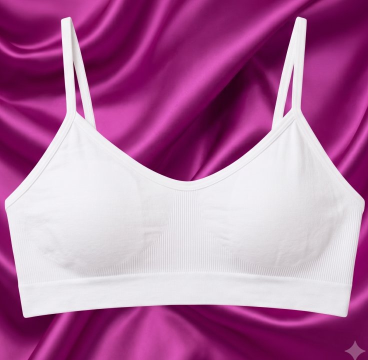 Seamless Soft Cotton Teen Bralette / Everyday Bralette Biddies