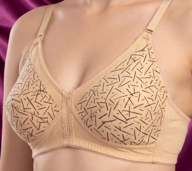 Soft Cotton Printed Everyday Comfort Bra